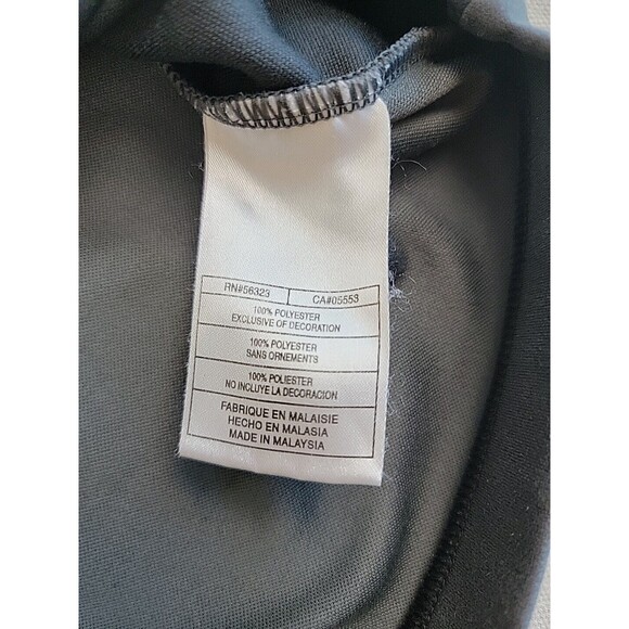 Nike Pullover Mens L 1/4 Zip Black Gray Fit Dry Dad Logo Outdoor Casual Grandpa - Picture 7 of 12
